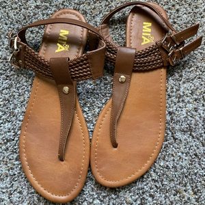 MIA brown sandals